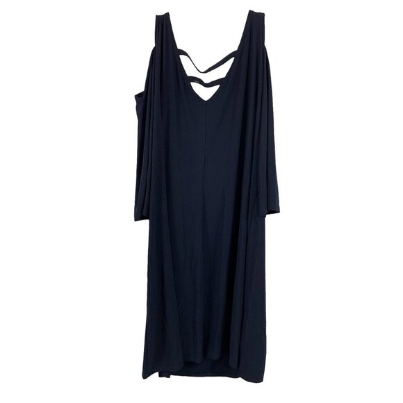 Dressbarn Women's Blue Casual Dress - Picture 2 of 8